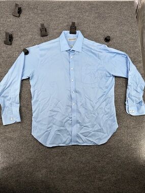 Michael Kors Sky Blue Spread Collar Dress Shirt